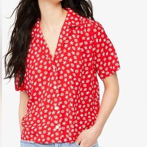 Free Assembly Made in India Collared Short Sleeve Button Down